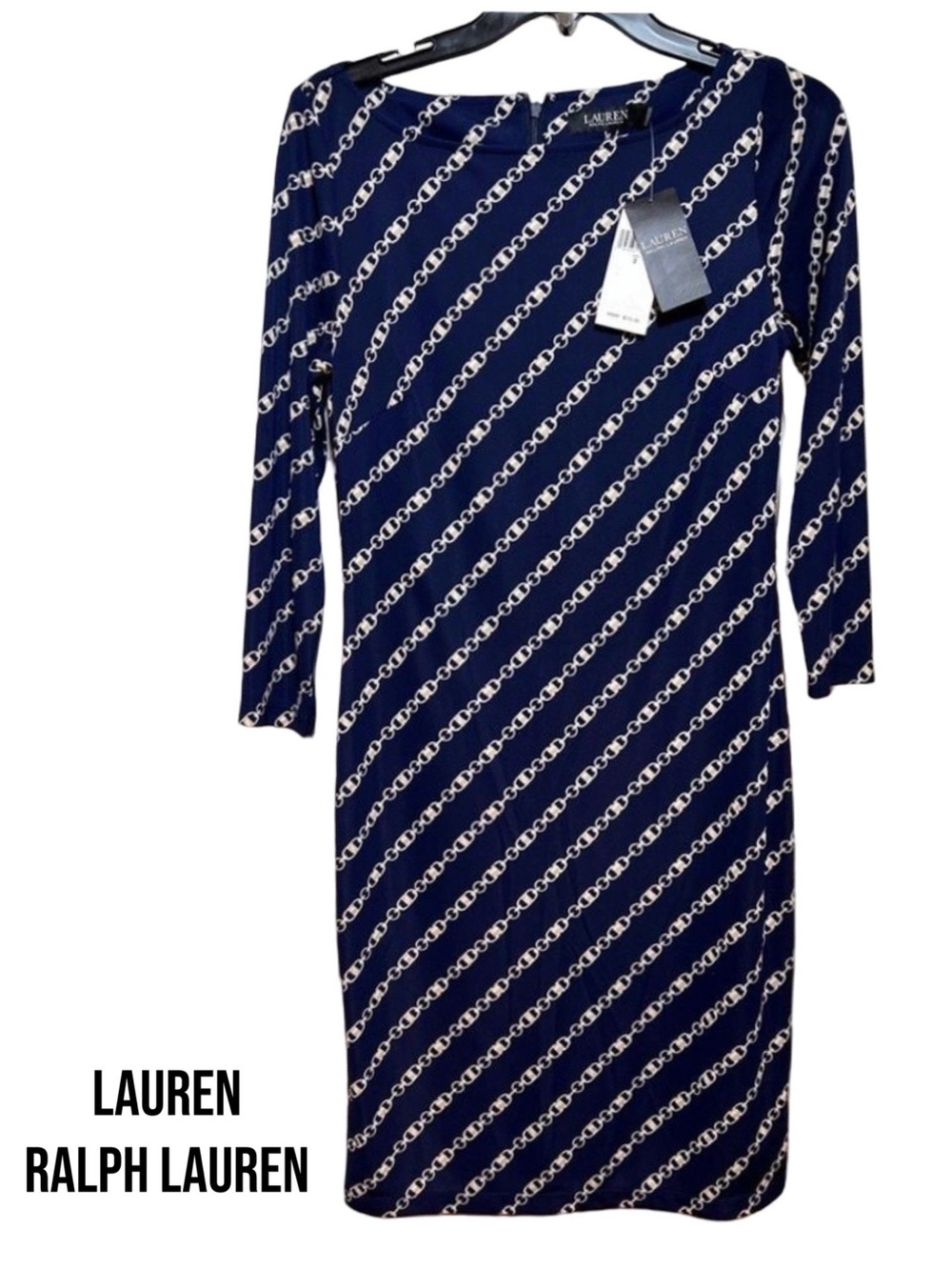 NWT $128 Lauren Ralph Lauren Print Dress - Size 2